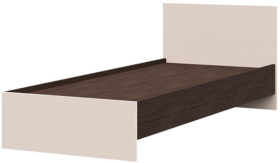 КР 554 Бася ЛДСП кровать 800 венге/белфорт