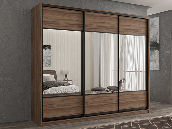 Шкаф-купе Кааппи 6 Орех Тьеполло 180х60х230 см