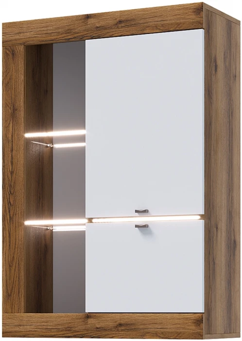 Прага Модульная Гостиная, вариант №3, делано/Белый глянец