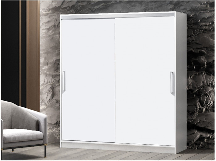 Шкаф-купе Альянс-10 ЛДСП 2000 (Белый)