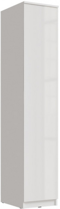 Челси Пенал 1 створка (Белый глянец, Белый)