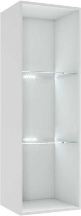 Гостиная Флорис, вариант №7 (Белый глянец, Белый)