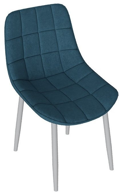 BOSTON Стул (Черный муар/Велюр V003 темно-серый)