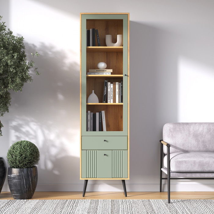 Шкаф-витрина Вега Саксония