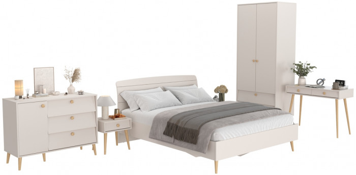 Афина Спальня 01-1600, кашемир серый