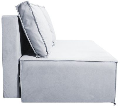 Диван-аккордеон Лофт мини 160х200, велюр серый