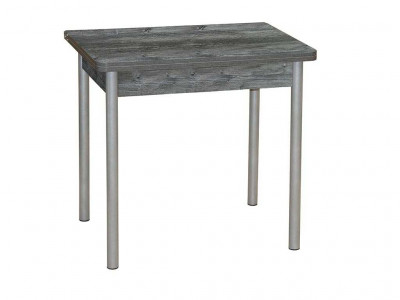 Эко 80х60 стол обеденный раскладной / пасадена/металлик