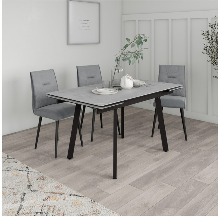 Стол обеденный раздвижной Герцог, Белый