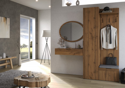 Прихожая Нао, набор №3, вотан/Simple 27