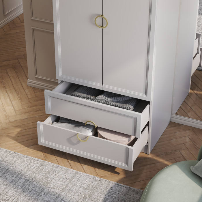 Шкаф 2-х створчатый "Эстетика" ШК-02 Кашемир