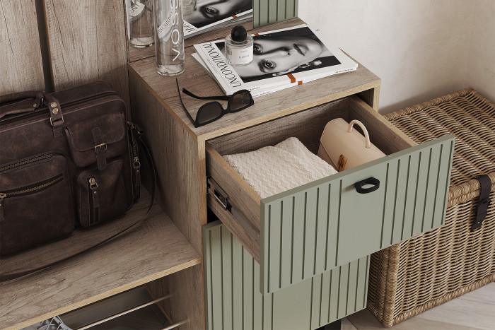 Прихожая Олива ПР-04, Дуб каньон, МФ12