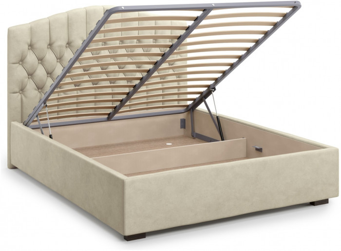 Кровать Lugano 140 с подъемным механизмом, Velutto 17