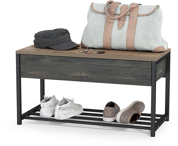 Трувор 13.241.03 Тумба для обуви, дуб гранж песочный/интра