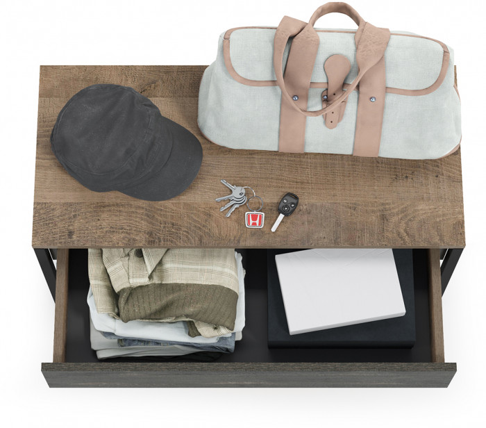 Трувор 13.241.03 Тумба для обуви, дуб гранж песочный/интра