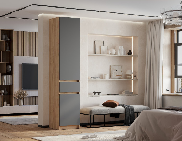 Пенал "Багира" ПН-01 Крафт/Графит