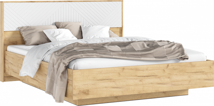 Спальня Флэш, браш вайт/дуб крафт