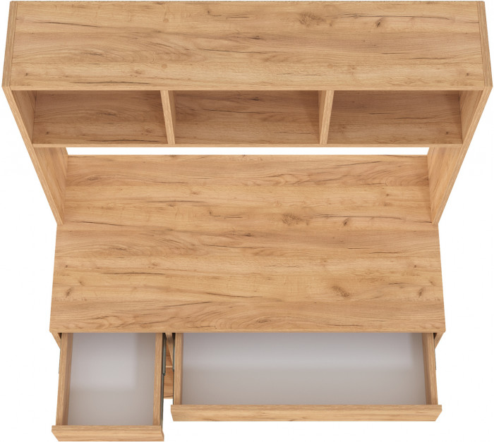 компьютерный стол Комфорт 12.77F, дуб крафт золотой