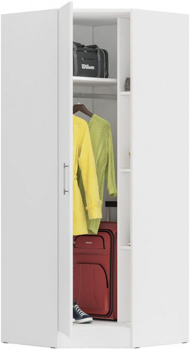 Стандарт угловой шкаф, белый