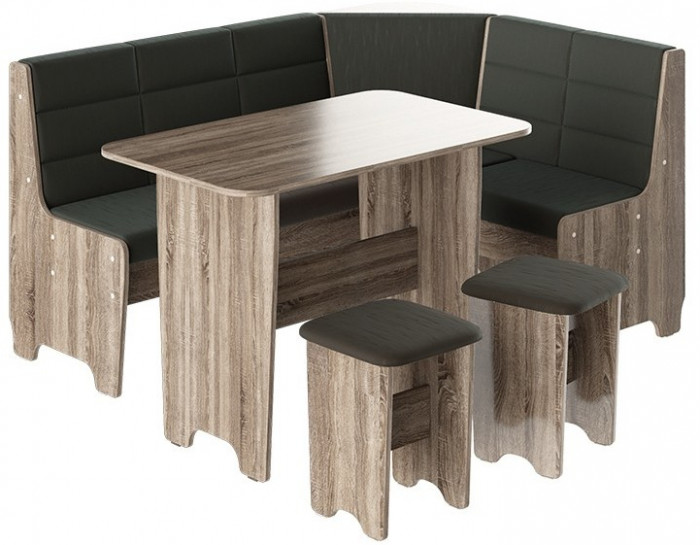 Техас Кухонный уголок Исп.2 (Дуб Сонома трюфель/Кашемир коричневый)