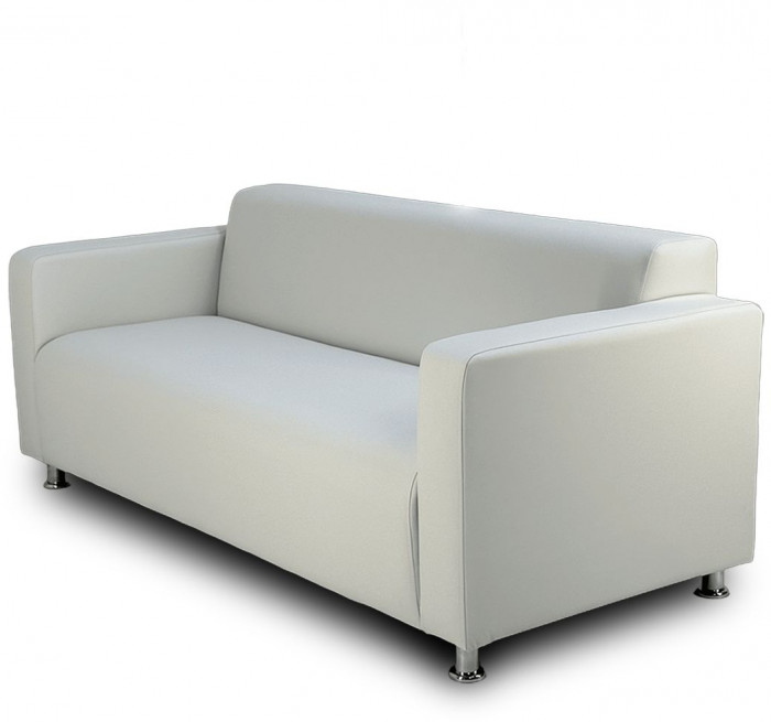 Диван прямой Томи, 180 см, экокожа, белый