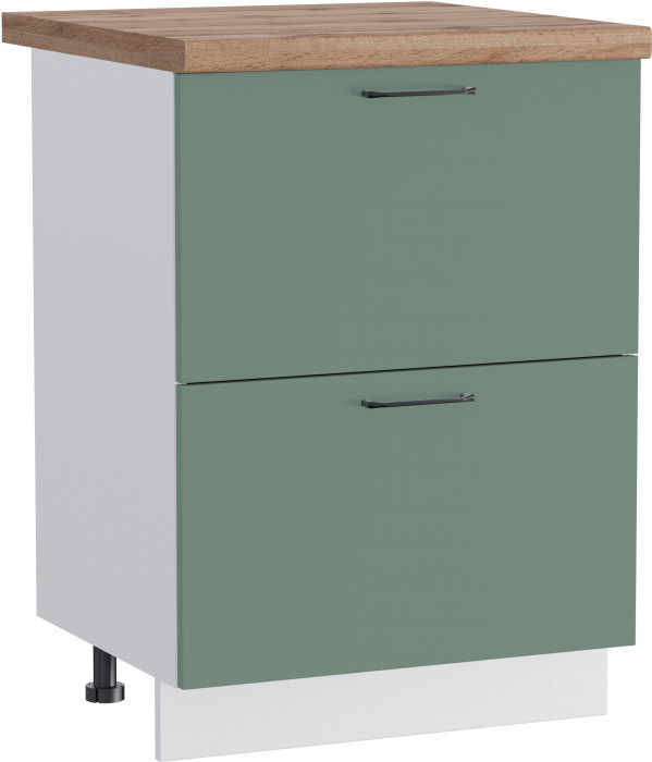 КГ ШН2Я 600 + внутр.ящ 600 Олива/Белый гладкий Арника РМ