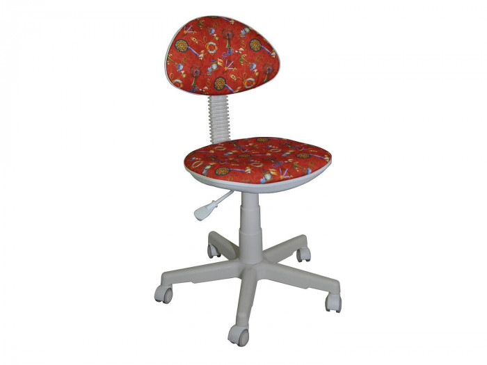 Кресло Стар детский белый/красные якоря