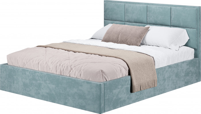 Кровать 160х200 с настилом ЛДСП Линда КР-16, Шарли Бриз