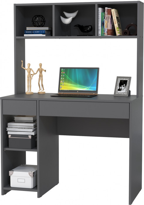 компьютерный стол Комфорт 12.77F, тёмно-серый