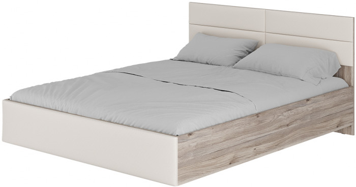 Кровать с подъёмным механизмом Урбан КР-18 160х200, Дуб смоки, Кашемир