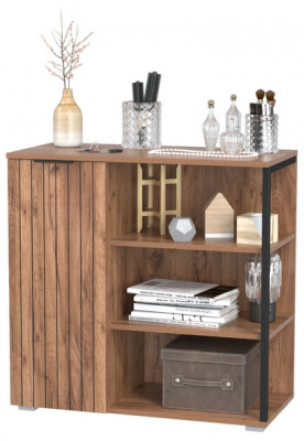 Гранд 16.222 Комод, цвет дуб крафт табачный, ШхГхВ 82х38,4х81,5 см., универсальная сборка