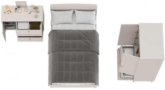 Афина Спальня 04-1200, кашемир серый