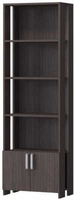 Стеллаж книжный № 1 ЛДСП, венге (Венге)