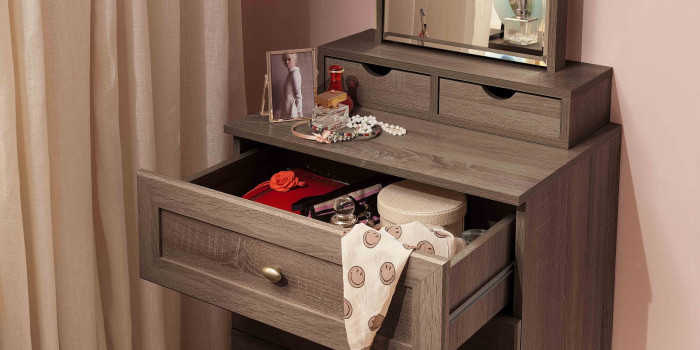 Тумба прикроватная с ящиком Шерлоск 64, орех