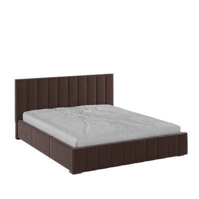 Нега Кровать интерьерная 180 коричневый, ортопед