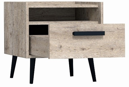 Тумба прикроватная с ящиком Nature 41, гаскон пайн