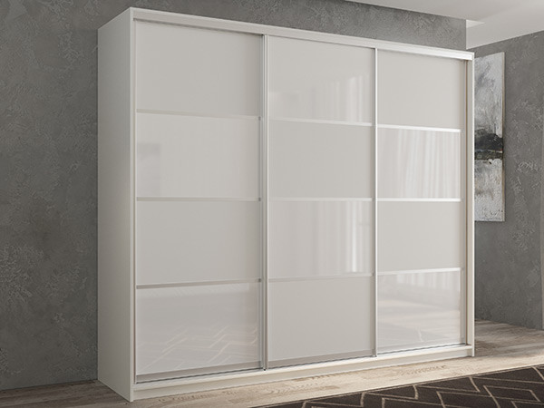 Шкаф-купе Кааппи 14 Белый Бриллиант 240х45х230 см