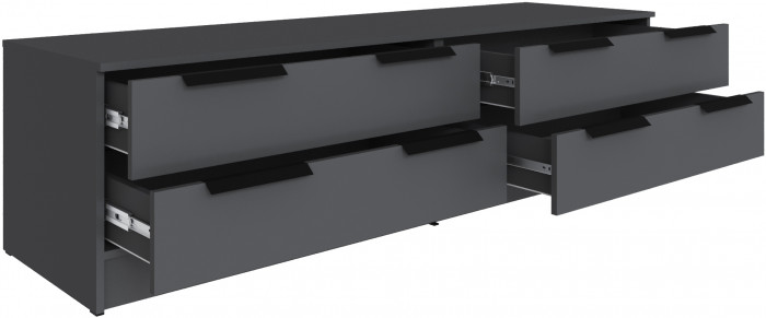 Тумба ТВ Мадрид №1 (1,8), Графит серый