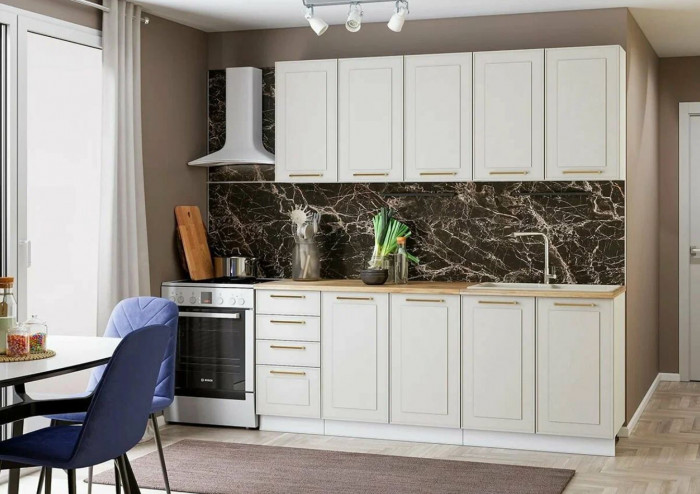 кухня Милена 2,0м белый/белый арт