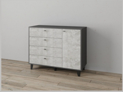 Комод Катрин-13 графит/мальта