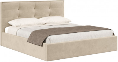Кровать с подъёмным механизмом 1600 Римини, бежевый 729
