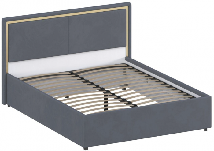 Кровать 120 с ортопед. основанием КР-431-М-12, Микровелюр-87