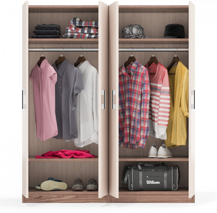 Два Шкафа С-МД-СК9Ш к компьютерному столу С-МД-СК9, ясень шимо светлый/ясень шимо тёмный