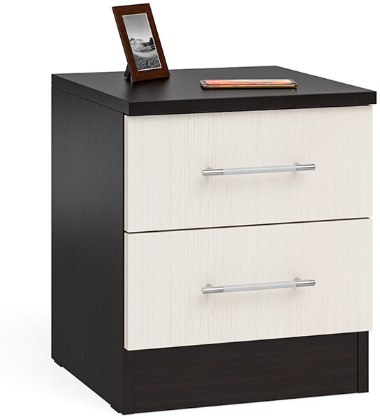 Фиеста Тумба прикроватная, цвет венге/дуб лоредо, ШхГхВ 40х42х47 см.