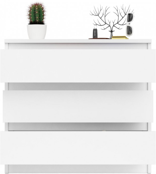 Мори Комод МК800.1, цвет белый, ШхГхВ 80,4х41х73 см.