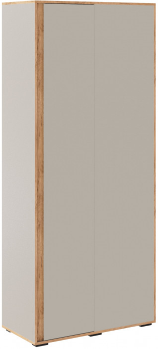 Шкаф угловой приставной Асцелла, Кашемир/Крафт золотой