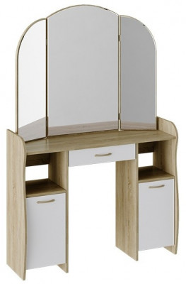 София Т2 Туалетный стол (Дуб сонома/Белый)