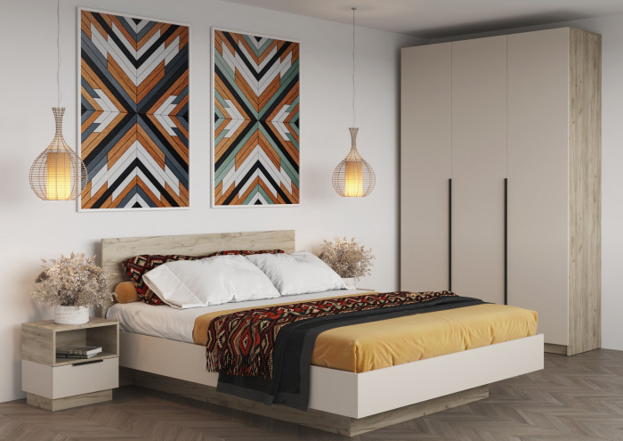 Модульная спальня БОХО, композиция 2