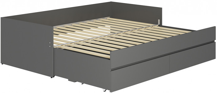 Кровать-трансформер Симпл КР-51, графит