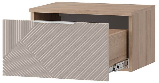 "Эмилия" ТБ-11 тумба прикроватная Дуб смоки/Айриш (МФ03)