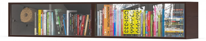 Две полки книжных С-МД-КН01, венге